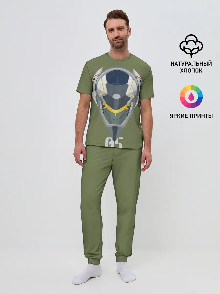 Мужская пижама с брюками / Евангелион