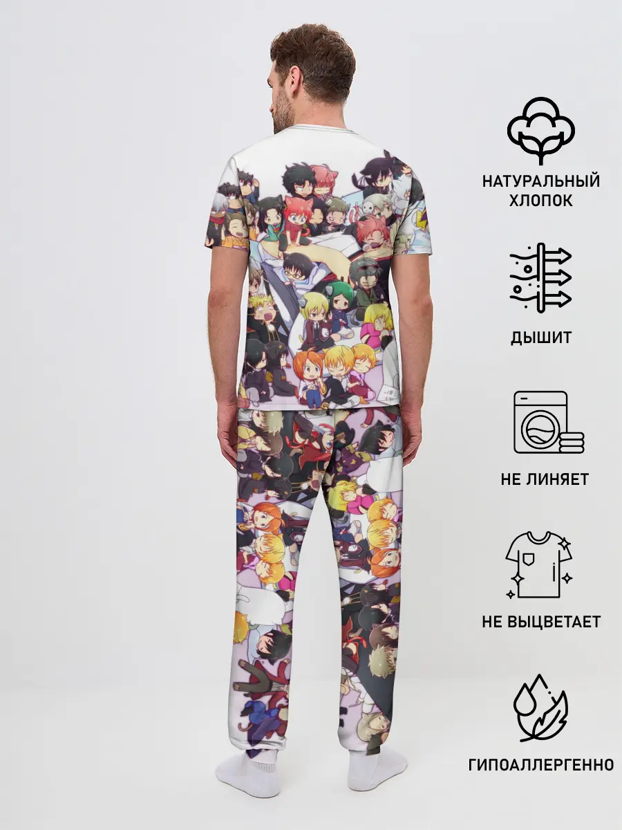 Мужская пижама с брюками / Full Gintama