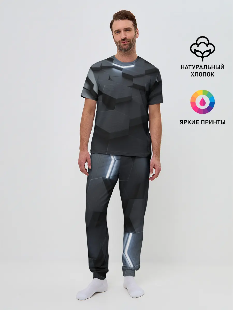 Мужская пижама с брюками / НАНО СОТЫ