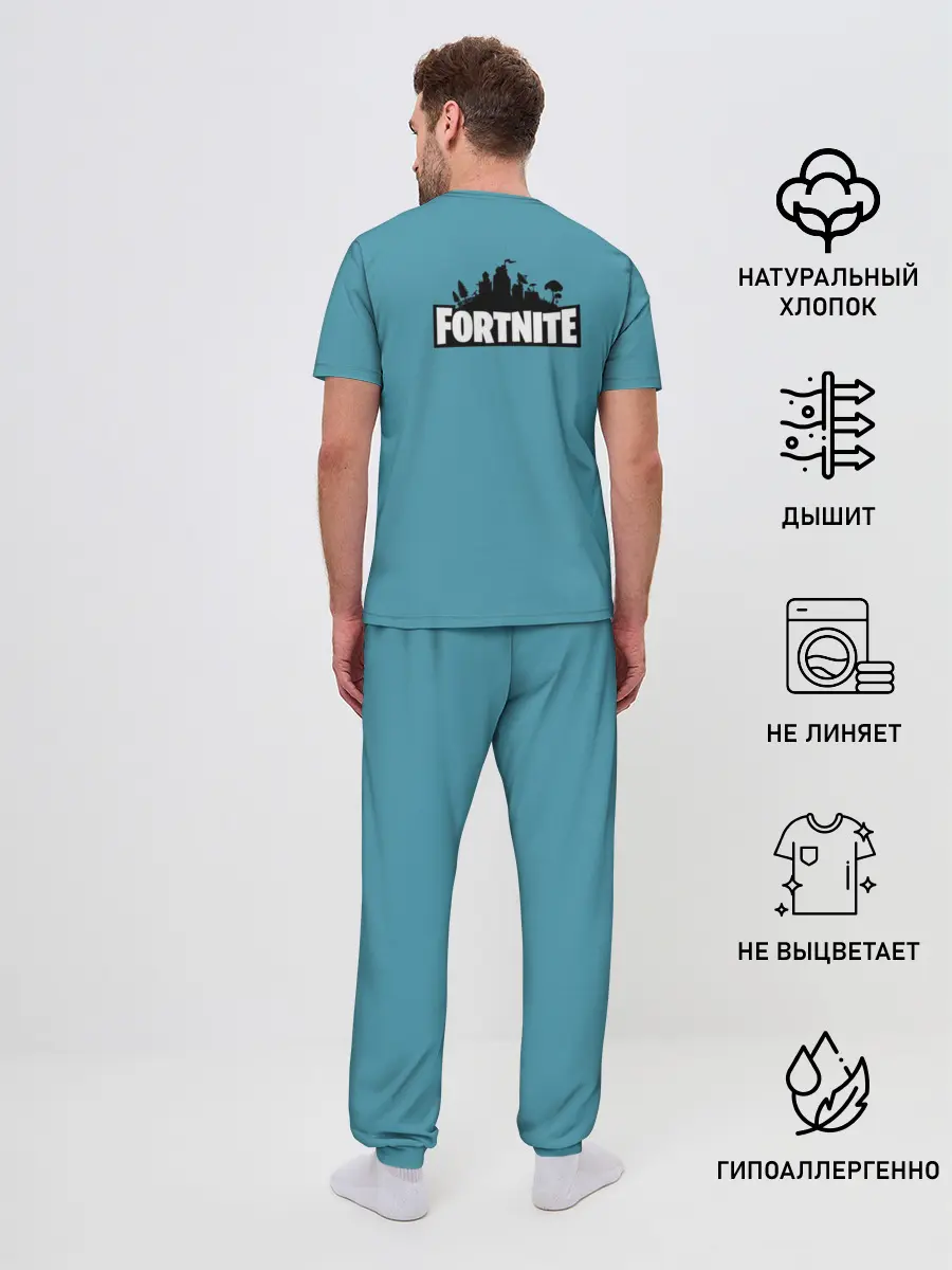 Мужская пижама с брюками / Fortnite Bear