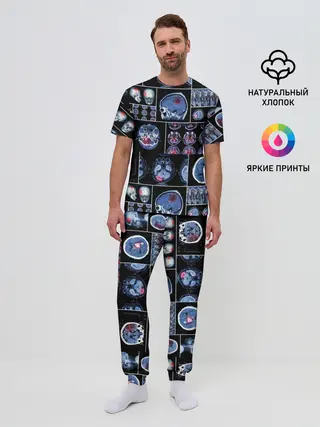Мужская пижама с брюками / неврология