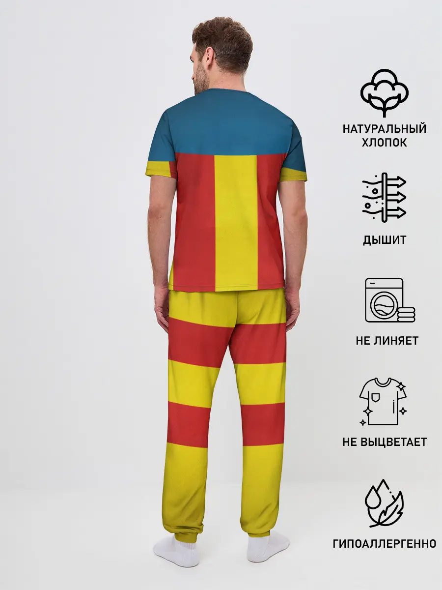 Мужская пижама с брюками / Валенсия ФК