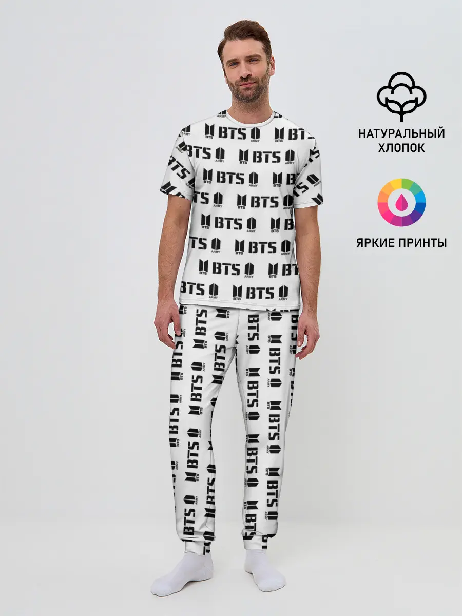 Мужская пижама с брюками / BTS