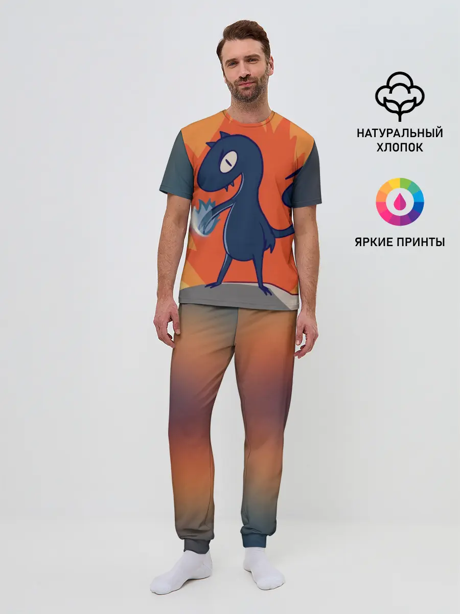 Мужская пижама с брюками / Люси