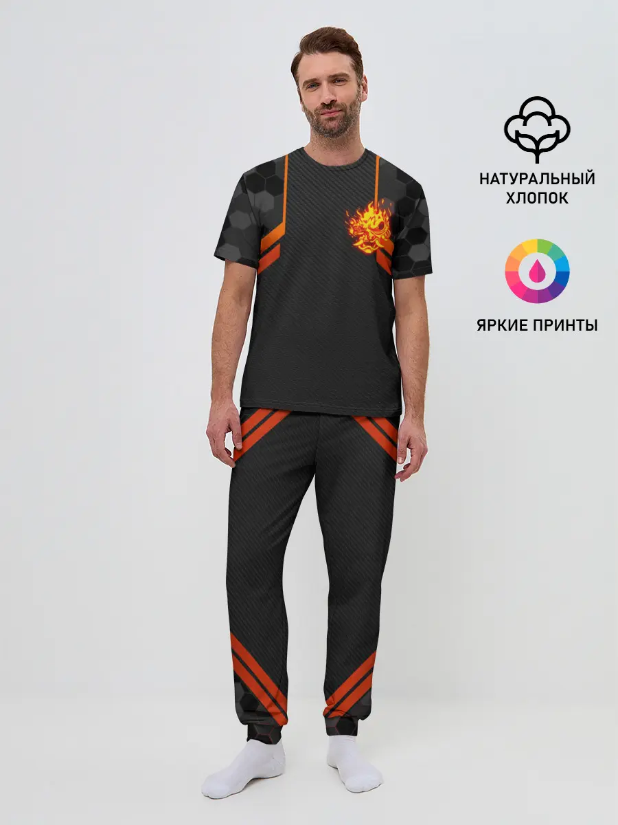 Мужская пижама с брюками / CYBERPUNK 2077 SAMURAI