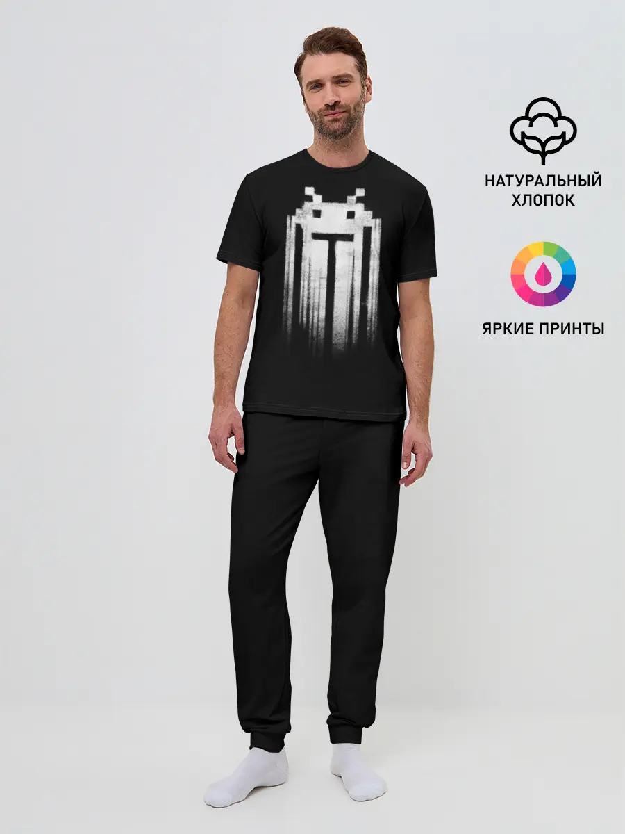 Мужская пижама с брюками / Space Invaders