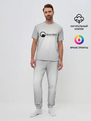 Мужская пижама с брюками / Black Mesa