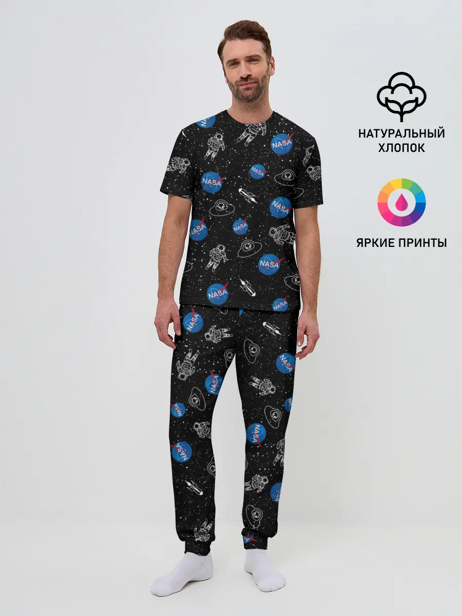 Мужская пижама с брюками / NASA