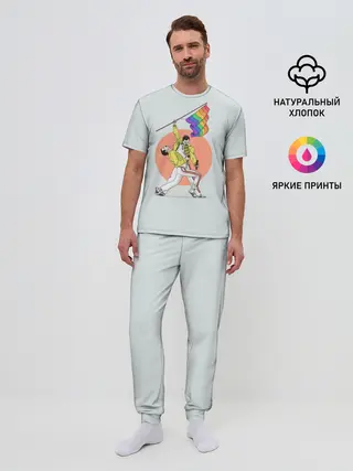 Мужская пижама с брюками / Freddi