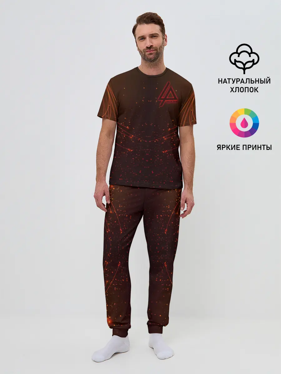 Мужская пижама с брюками / Linkin Park Light