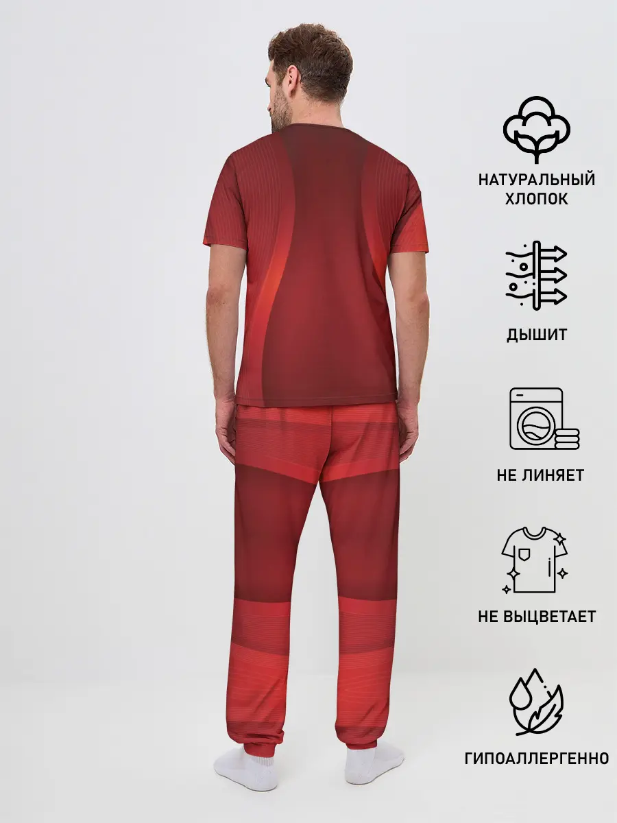 Мужская пижама с брюками / Juventus new uniform