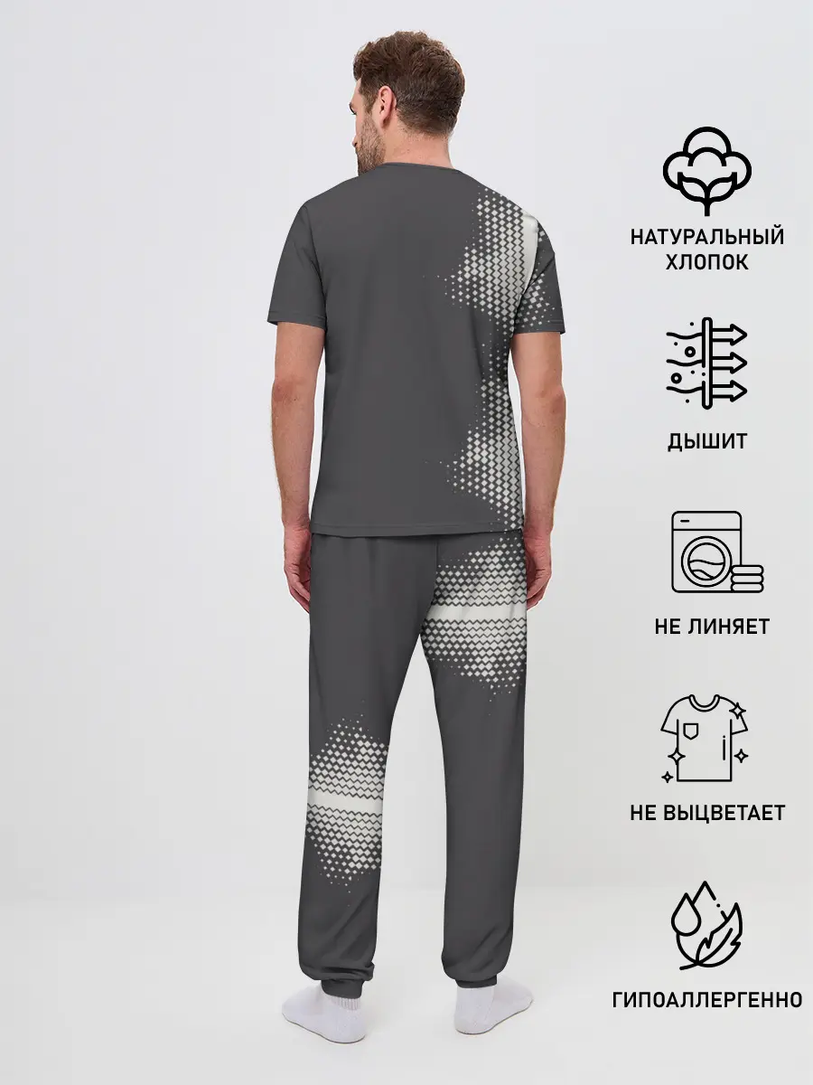 Мужская пижама с брюками / I Love Rock