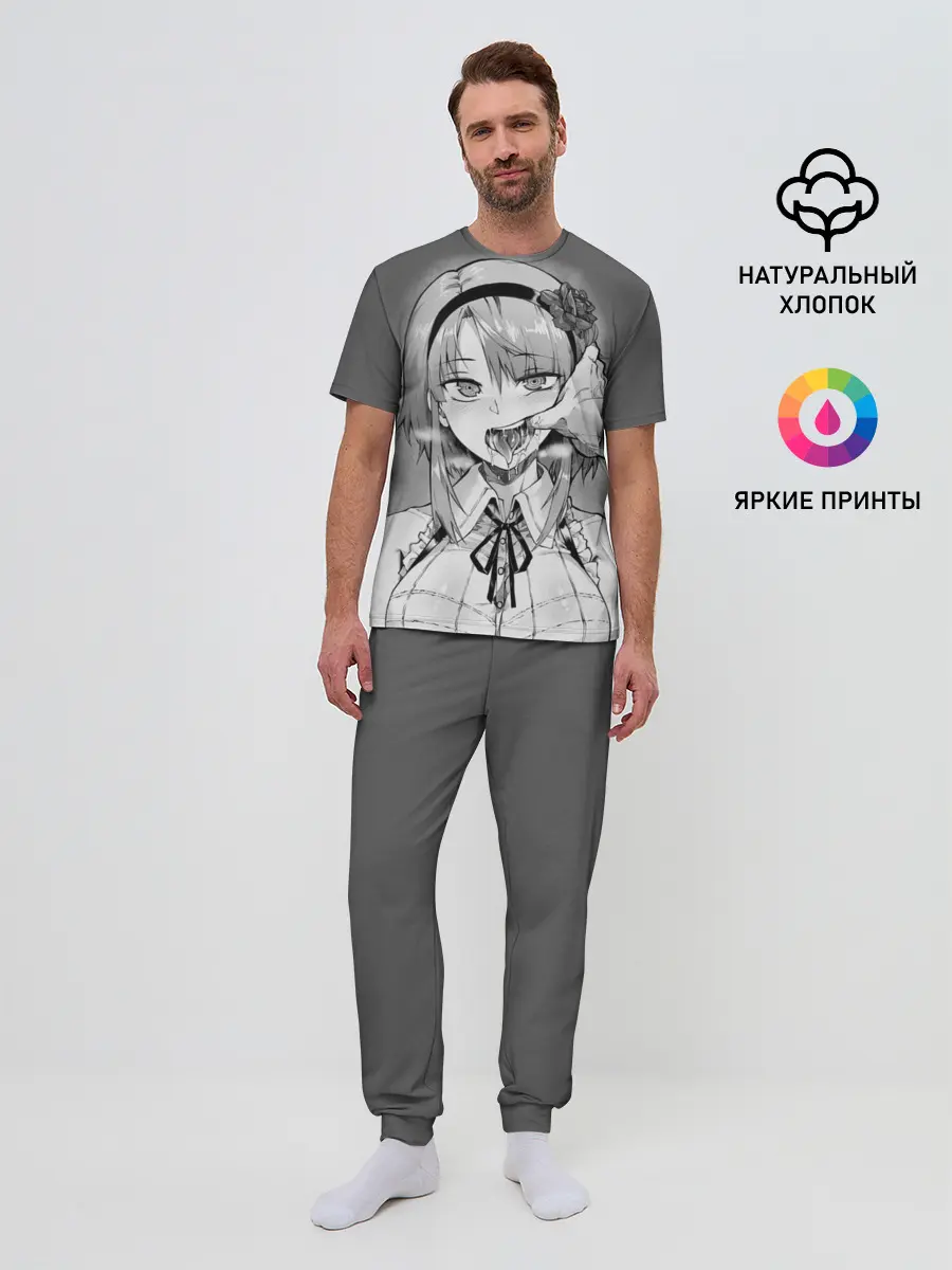 Мужская пижама с брюками / Show me your pretty mouth