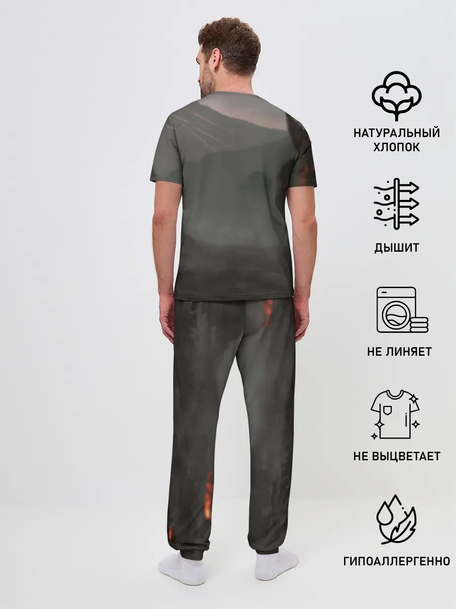 Мужская пижама с брюками / YOU DIED