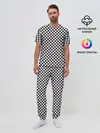 Мужская пижама с брюками / Checkerboard