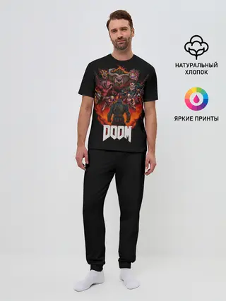 Мужская пижама с брюками / DooM