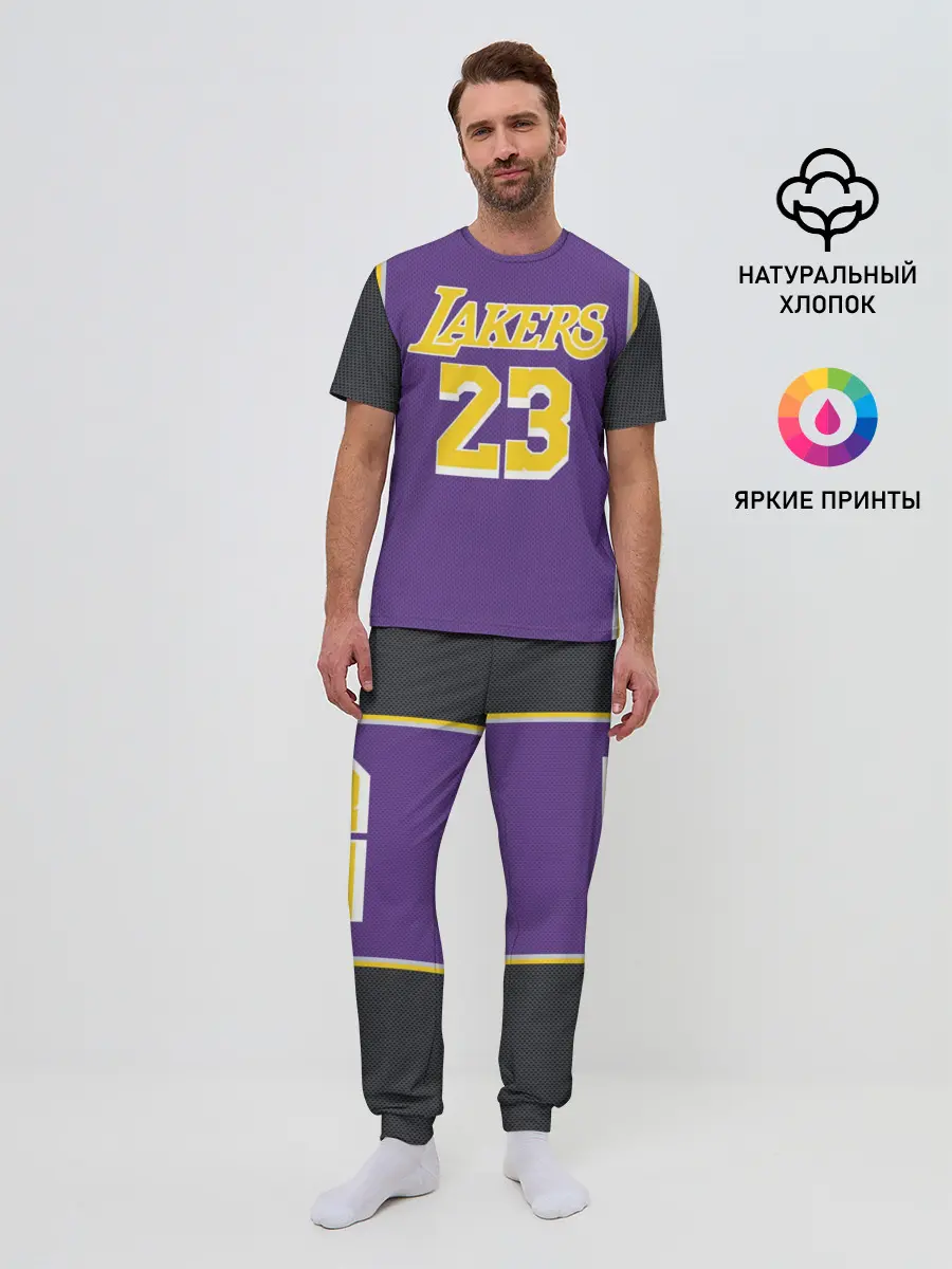 Мужская пижама с брюками / James LA Lakers 2019