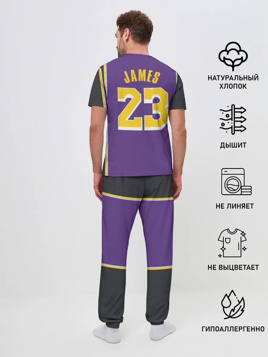 Мужская пижама с брюками / James LA Lakers 2019