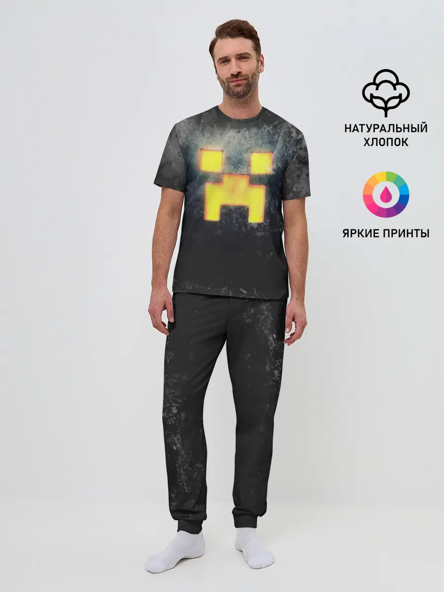 Мужская пижама с брюками / BLACK Creeper