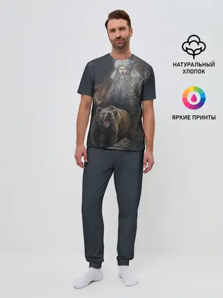 Мужская пижама с брюками / Велес