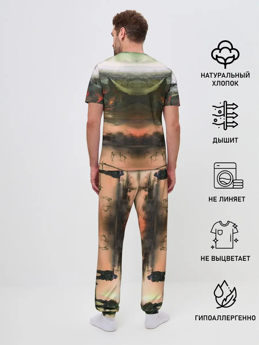 Мужская пижама с брюками / STALKER