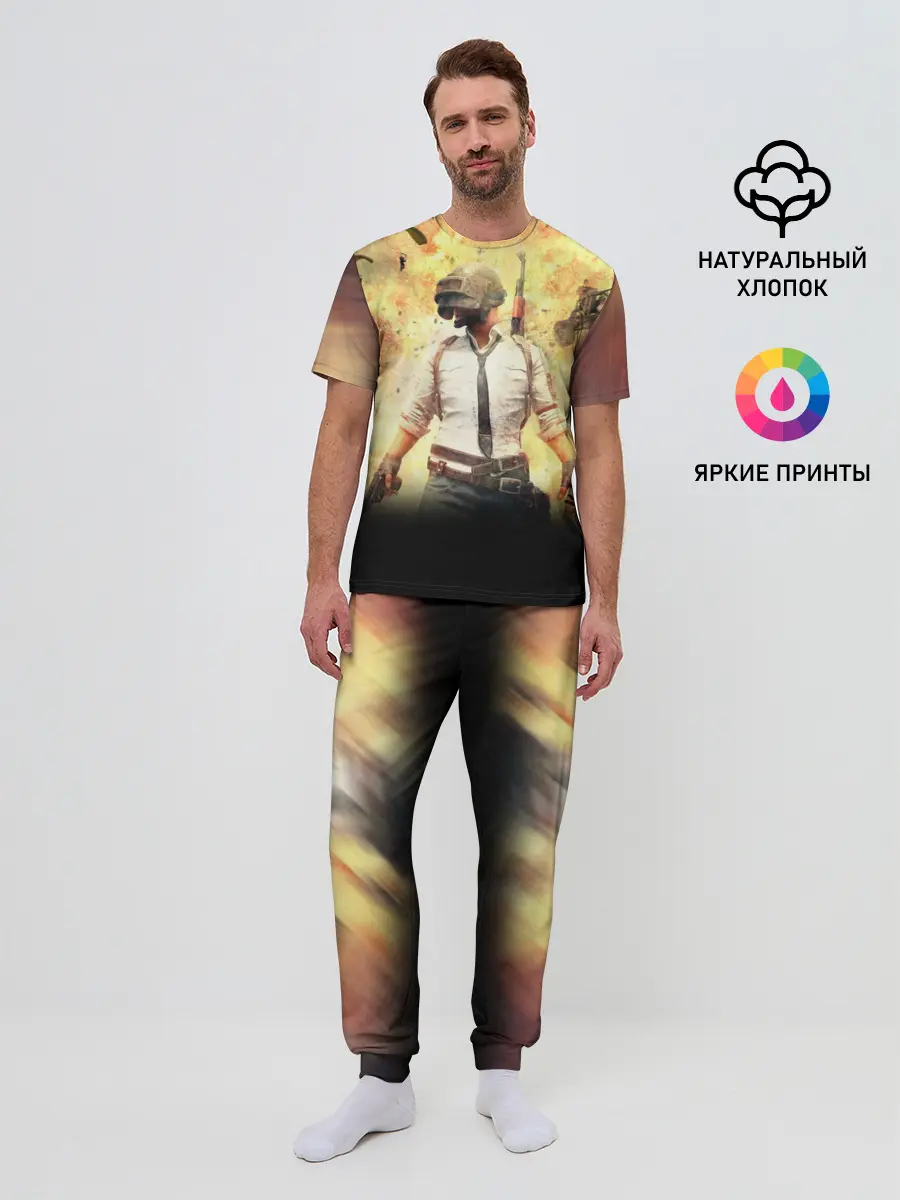 Мужская пижама с брюками / PUBG