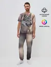Мужская пижама с брюками / Волк