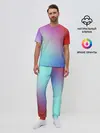 Мужская пижама с брюками / Colorful Gradient