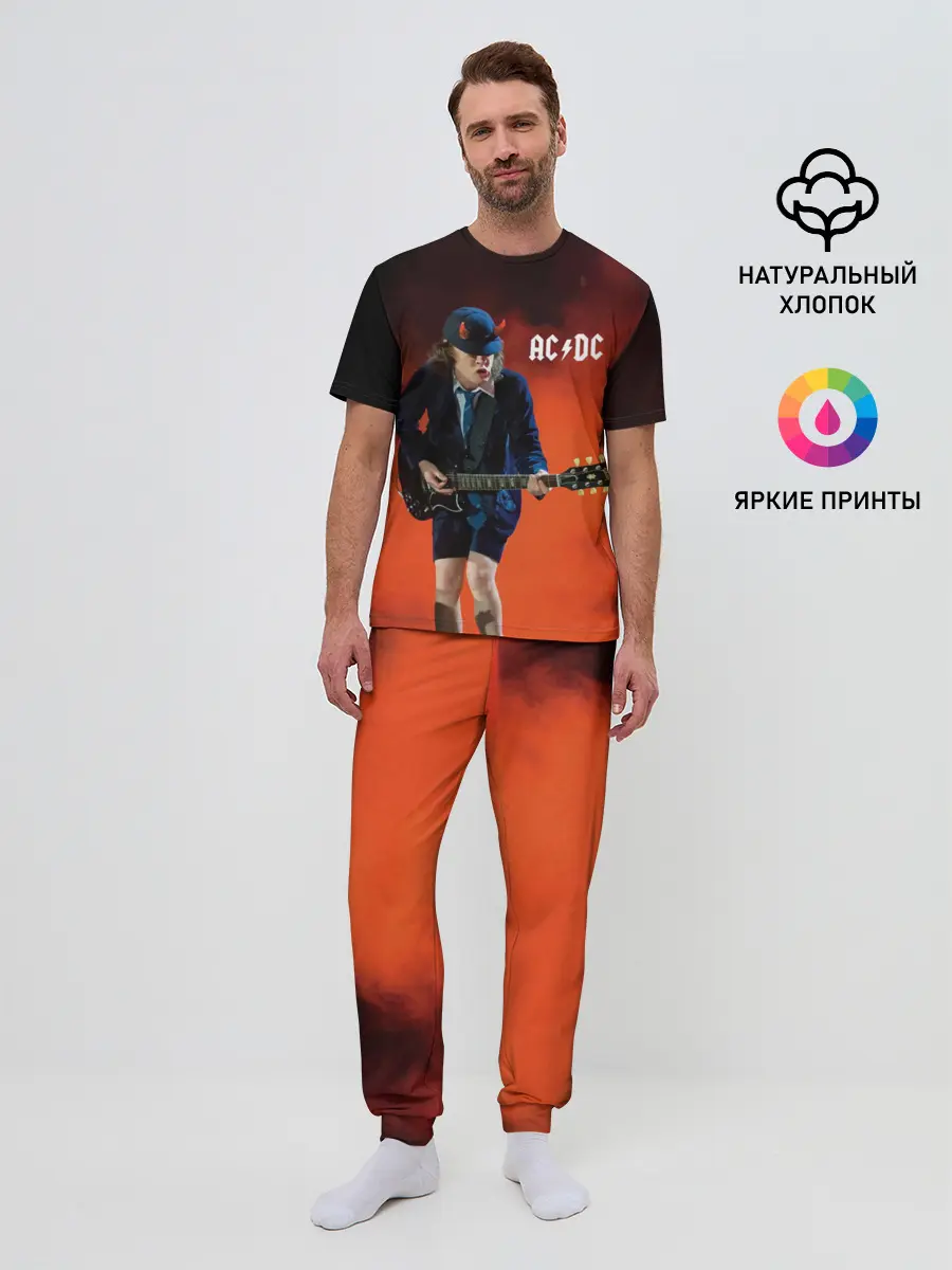 Мужская пижама с брюками / AC/DC