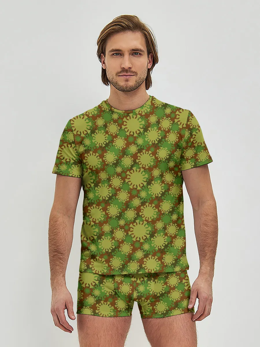 Мужские трусы с футболкой / КоронаВирус