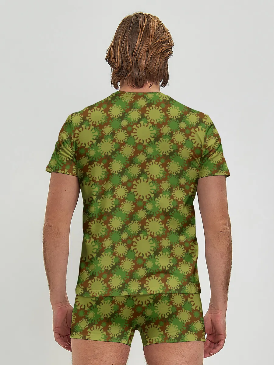 Мужские трусы с футболкой / КоронаВирус