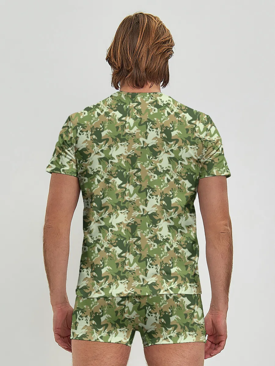 Мужские трусы с футболкой / Лягушки