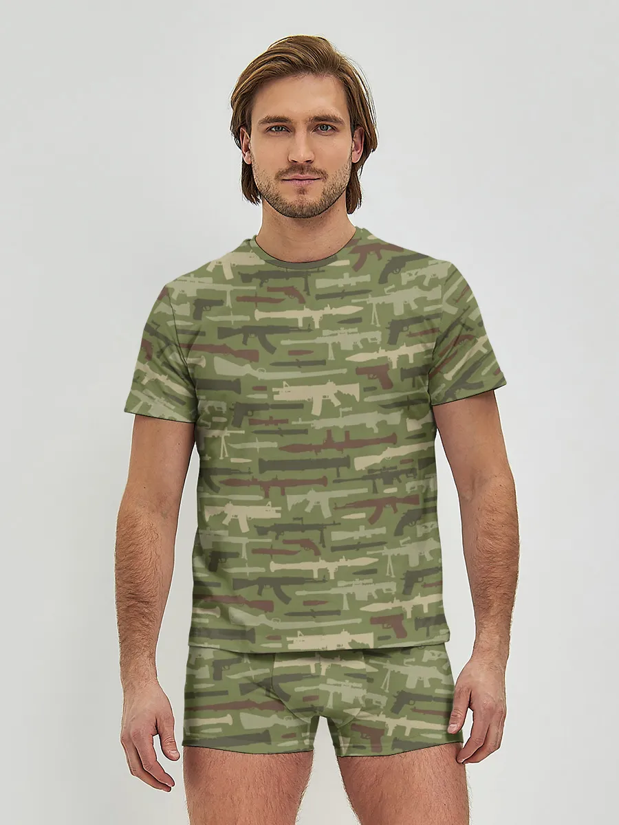 Мужские трусы с футболкой / Оружие