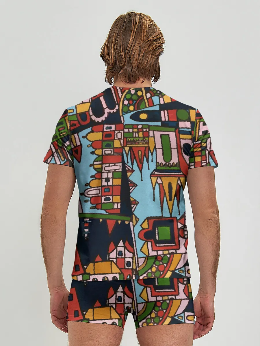 Мужские трусы с футболкой / Рождество в Праге