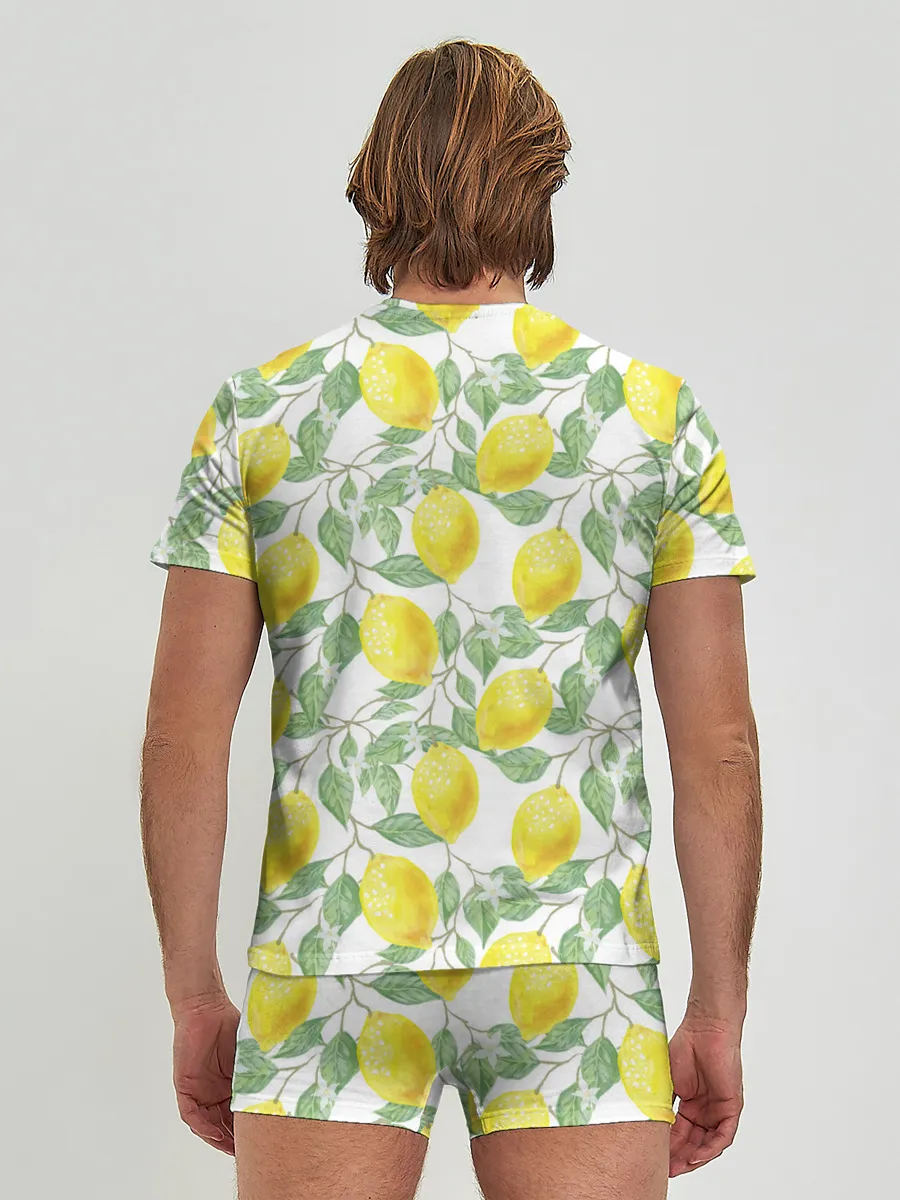 Мужские трусы с футболкой / Лимоны 3d