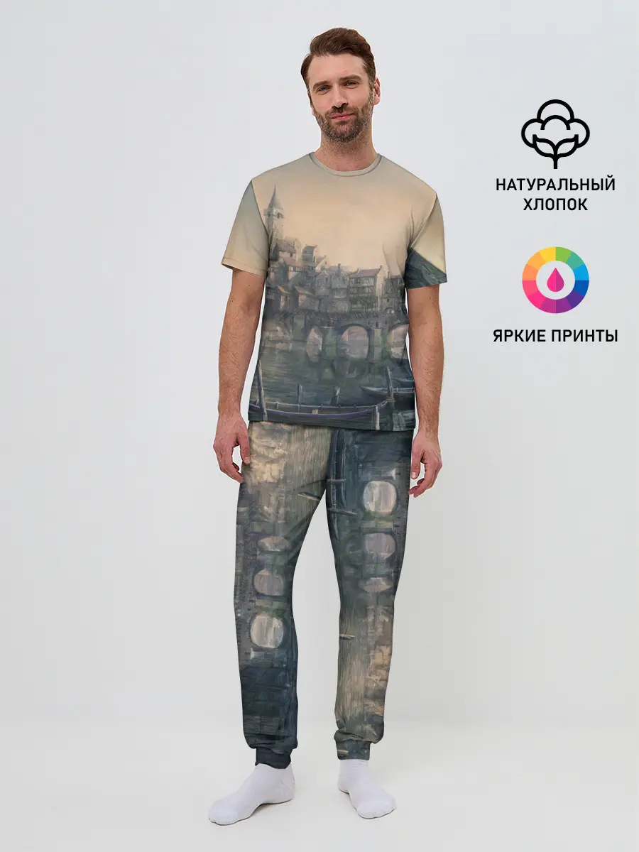 Мужская пижама с брюками / The Witcher 3: Wild Hunt