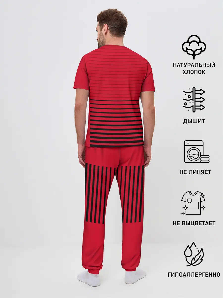 Мужская пижама с брюками / Man United Форма Home 18/19