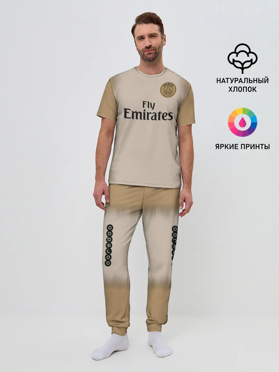 Мужская пижама с брюками / PSG Форма Новая Away 18/19