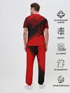 Мужская пижама с брюками / JUVENTUS SPORT RED
