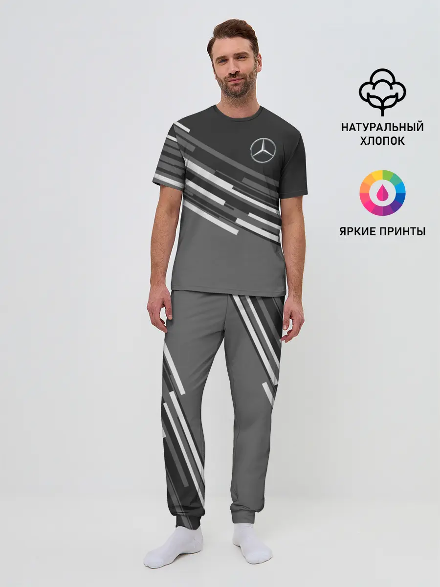 Мужская пижама с брюками / MERCEDES BENZ SPORT