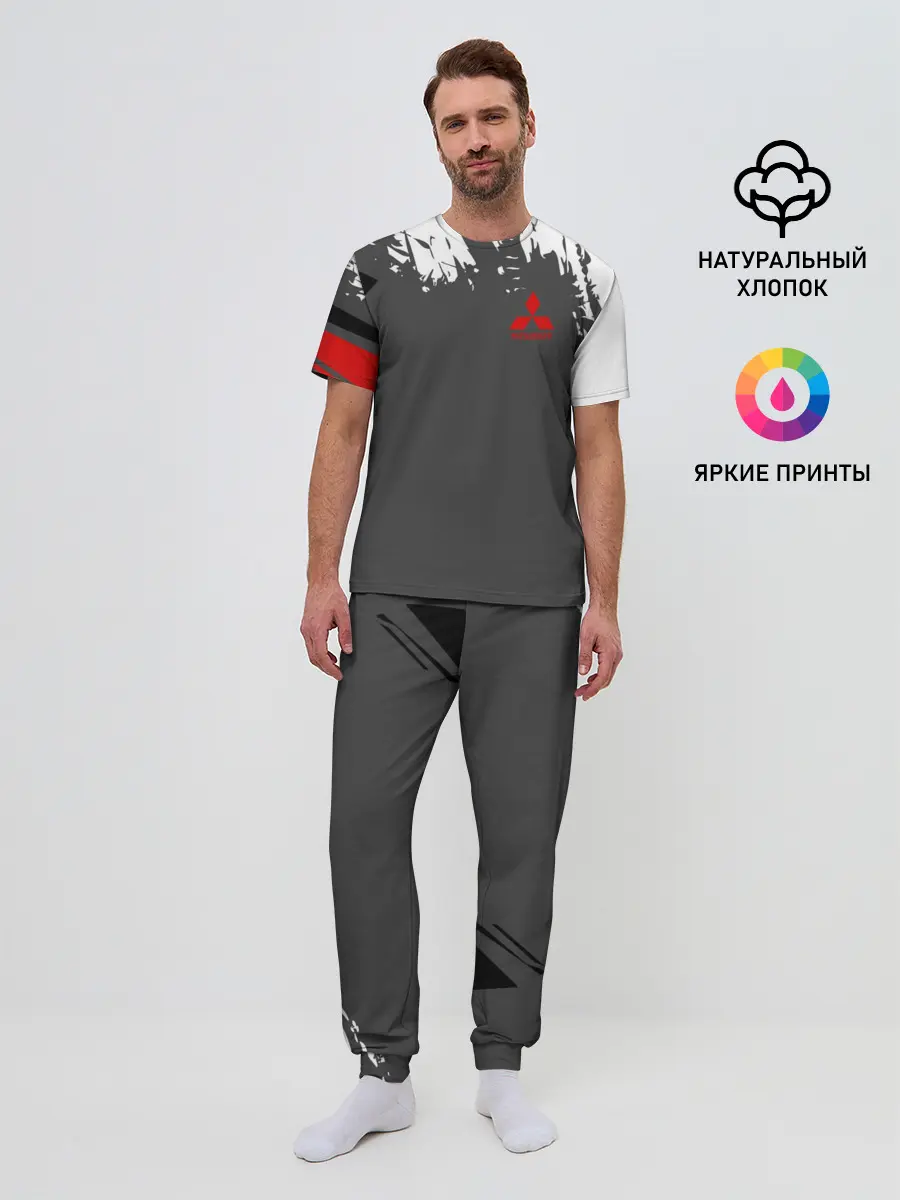 Мужская пижама с брюками / MITSUBISHI SPORT