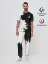 Мужская пижама с брюками / Juventus uniform black 2018