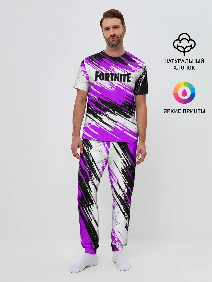 Мужская пижама с брюками / Fortnite