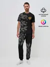 Мужская пижама с брюками / Russia Pattern