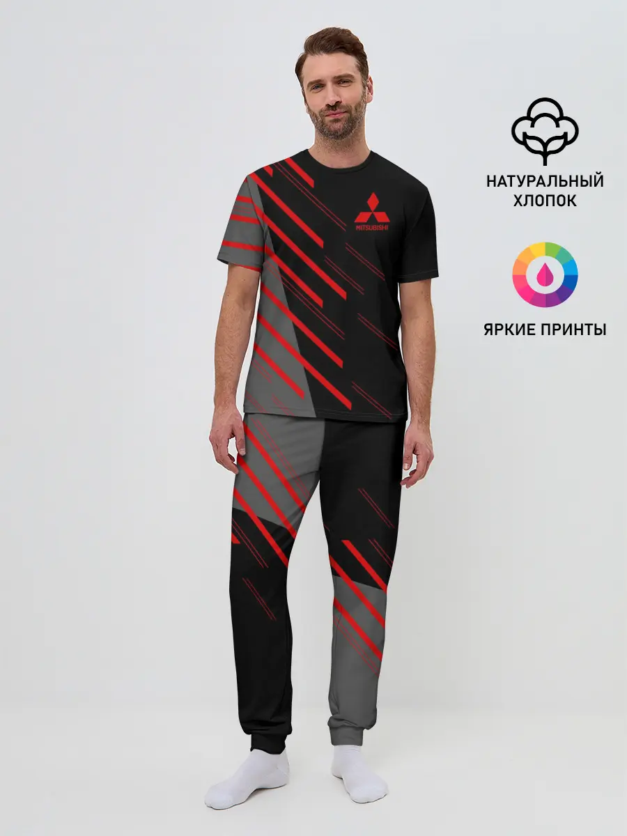 Мужская пижама с брюками / MITSUBISHI | МИТСУБИСИ