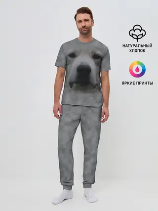 Мужская пижама с брюками / Лабрадор