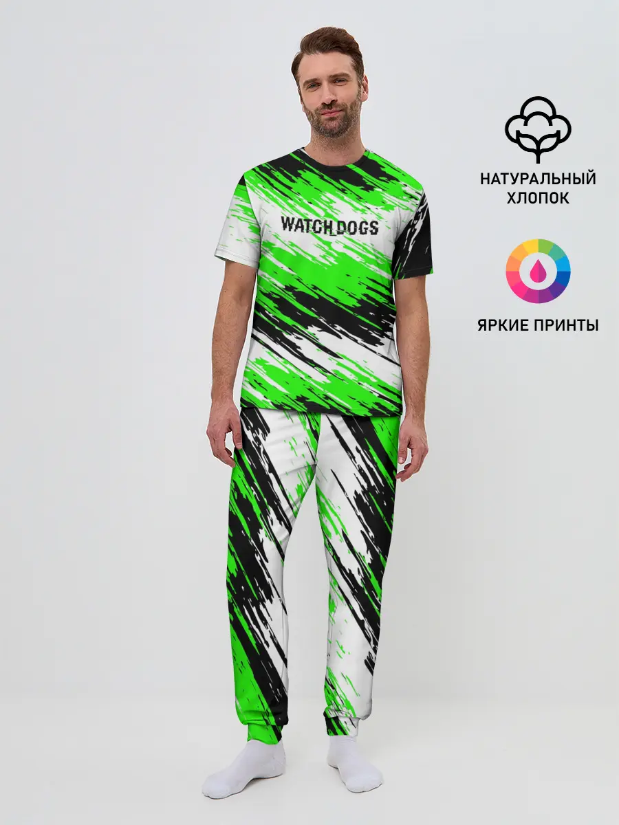 Мужская пижама с брюками / Watch Dogs