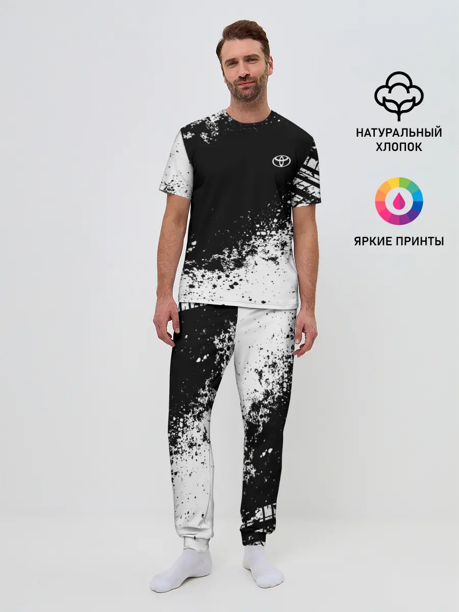 Мужская пижама с брюками / Toyota brand motors