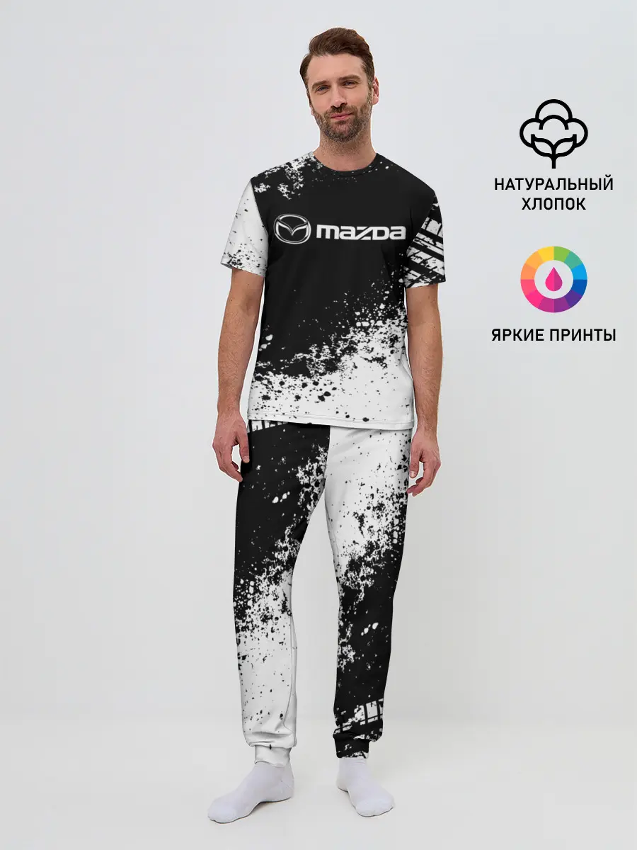 Мужская пижама с брюками / Mazda