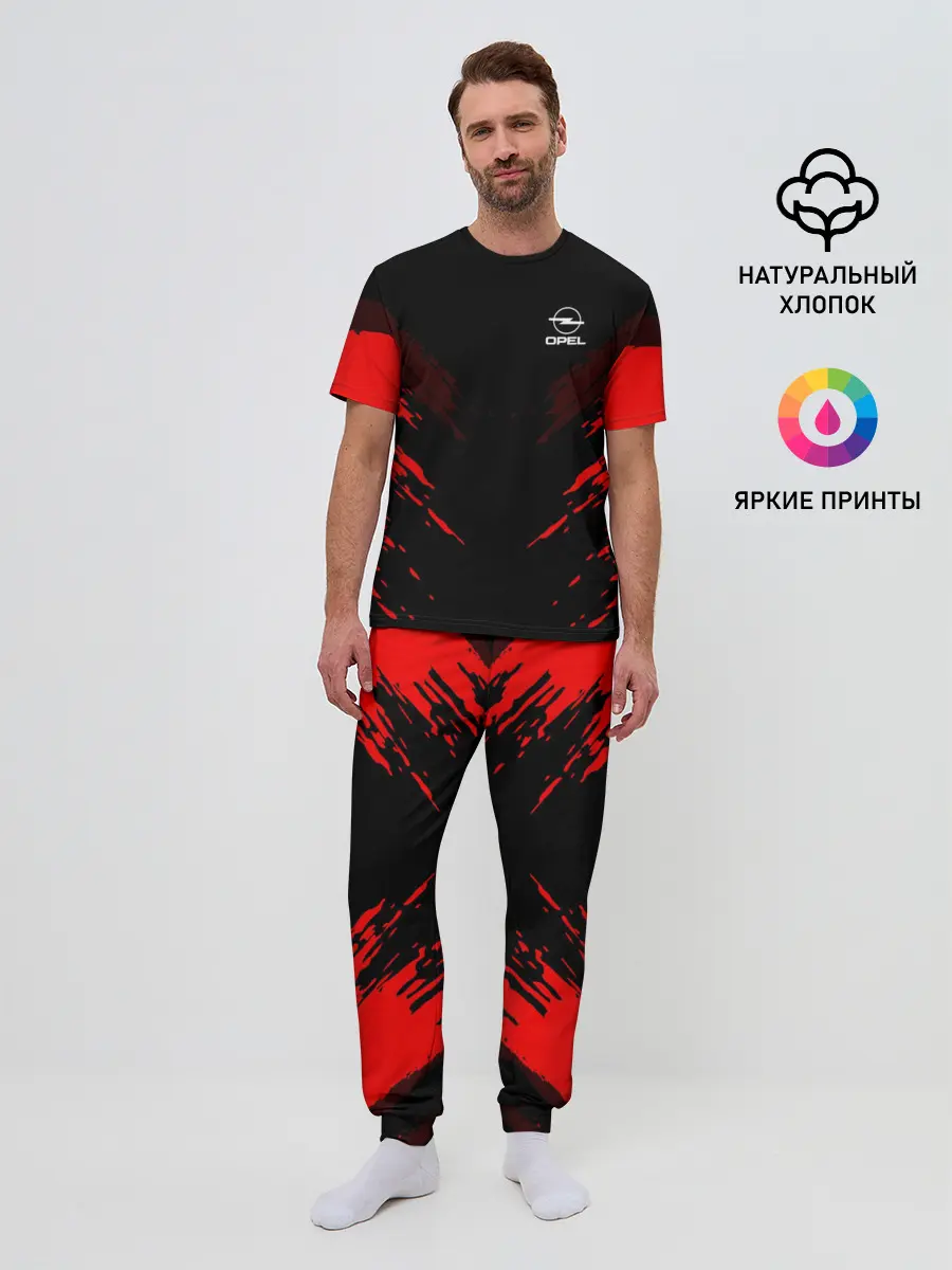 Мужская пижама с брюками / Opel SPORT